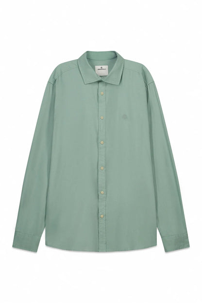 Springfield Green Men Textured Shirt SKU: 0273621_27 Image 05