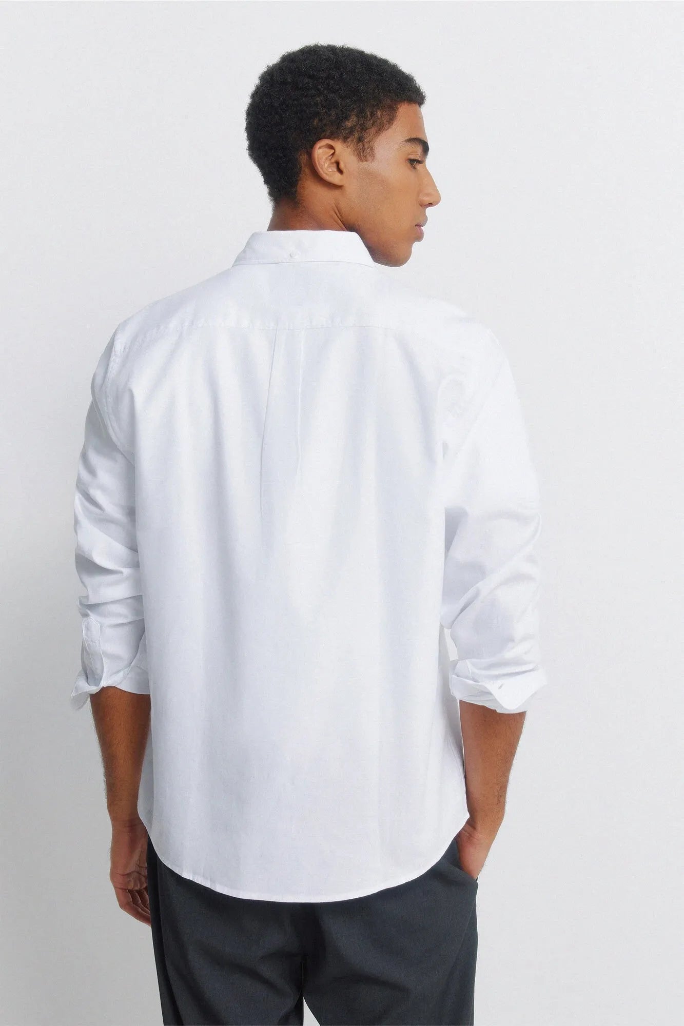 Springfield White Men Structured Shirt SKU: 0273622_99 Image 04