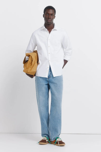 Springfield White Men Lightweight Oxford Shirt SKU: 0273624_99 Image 06