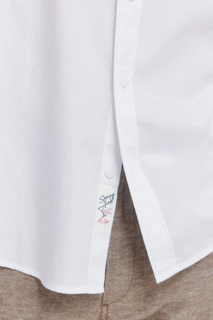 Springfield White Men Structured Shirt SKU: 0273625_99 Image 03