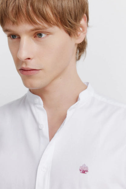 Springfield White Men Structured Shirt SKU: 0273625_99 Image 04