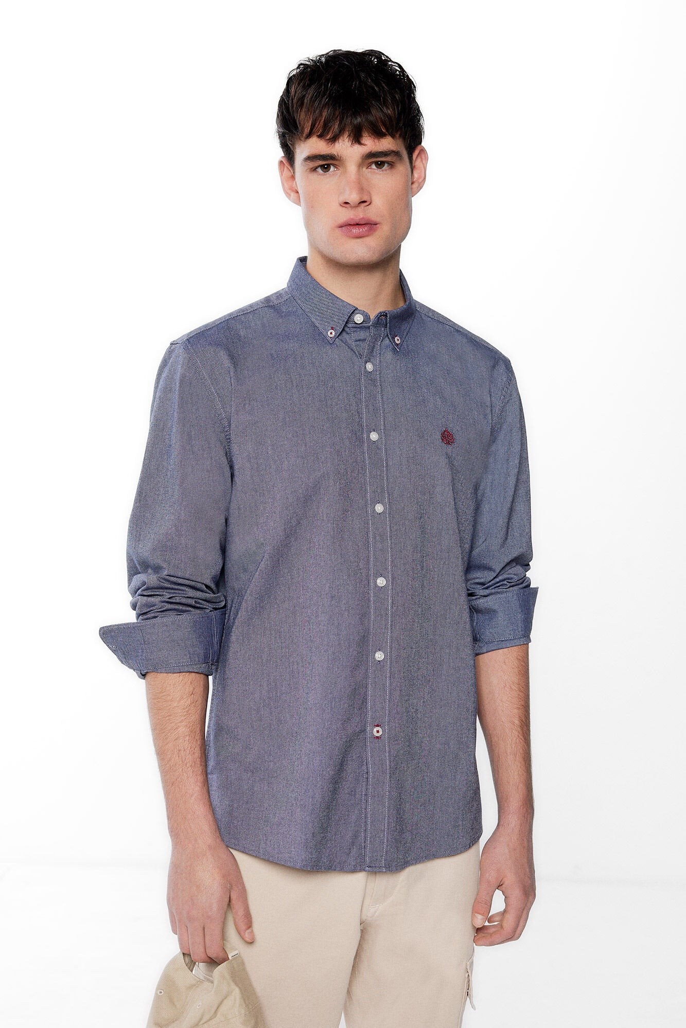 Button Down Long Sleeve Shirt_0277471_11_01