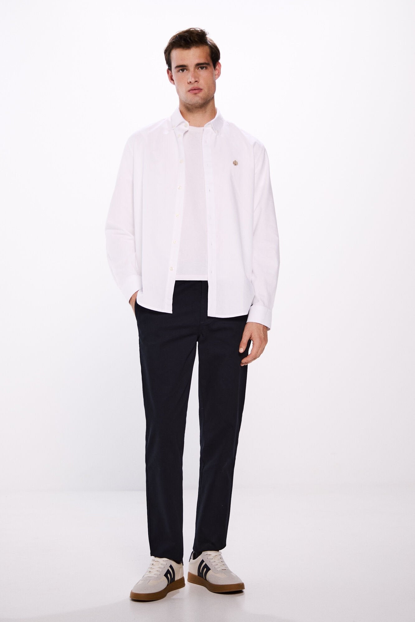 Springfield_Oxford Shirt with Elbow Patches_0279921_99_05