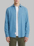Springfield Blue Men Denim Shirt SKU: 0293316_14 Image 00