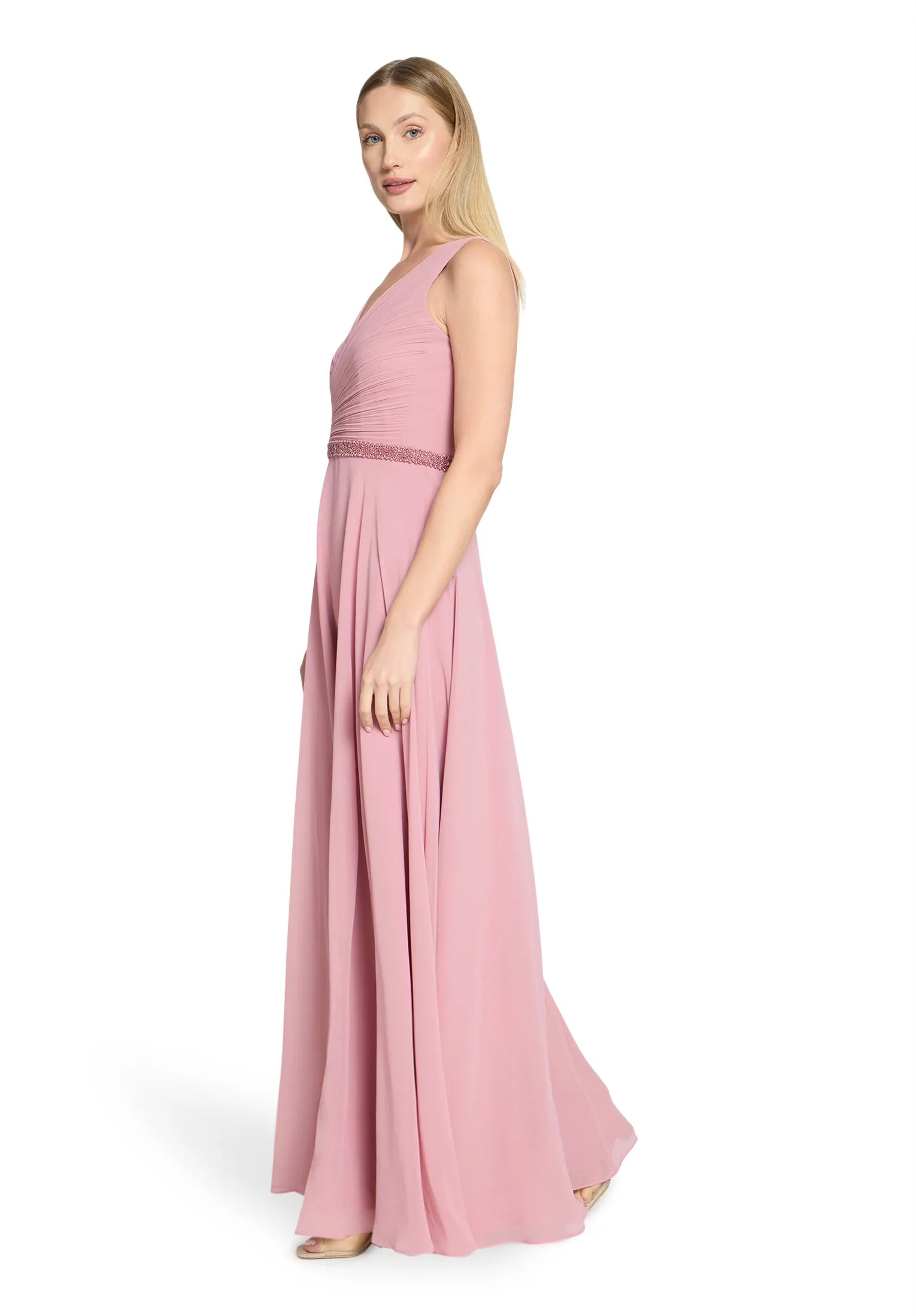 Vera Mont Vintage Blossom Women Pleated Evening Dress SKU: 0299-4825_4527 Image 03