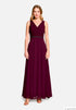 Vera Mont Strong Aubergine Women Evening Dress with Pleats SKU: 0299-4825_6179 Image 01