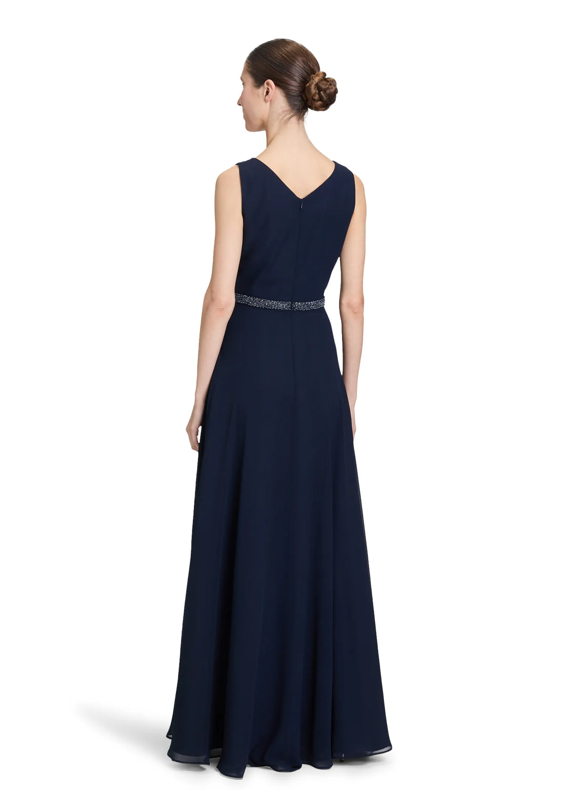 Vera Mont Night Sky Women Pleated Evening Dress SKU: 0299-4825_8541 Image 02
