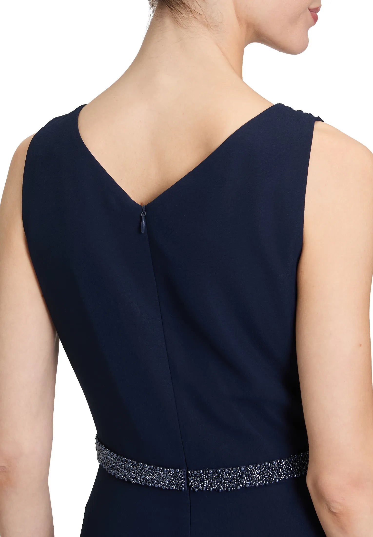 Vera Mont Night Sky Women Pleated Evening Dress SKU: 0299-4825_8541 Image 04