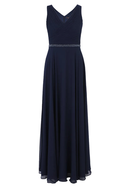 Vera Mont Night Sky Women Pleated Evening Dress SKU: 0299-4825_8541 Image 06