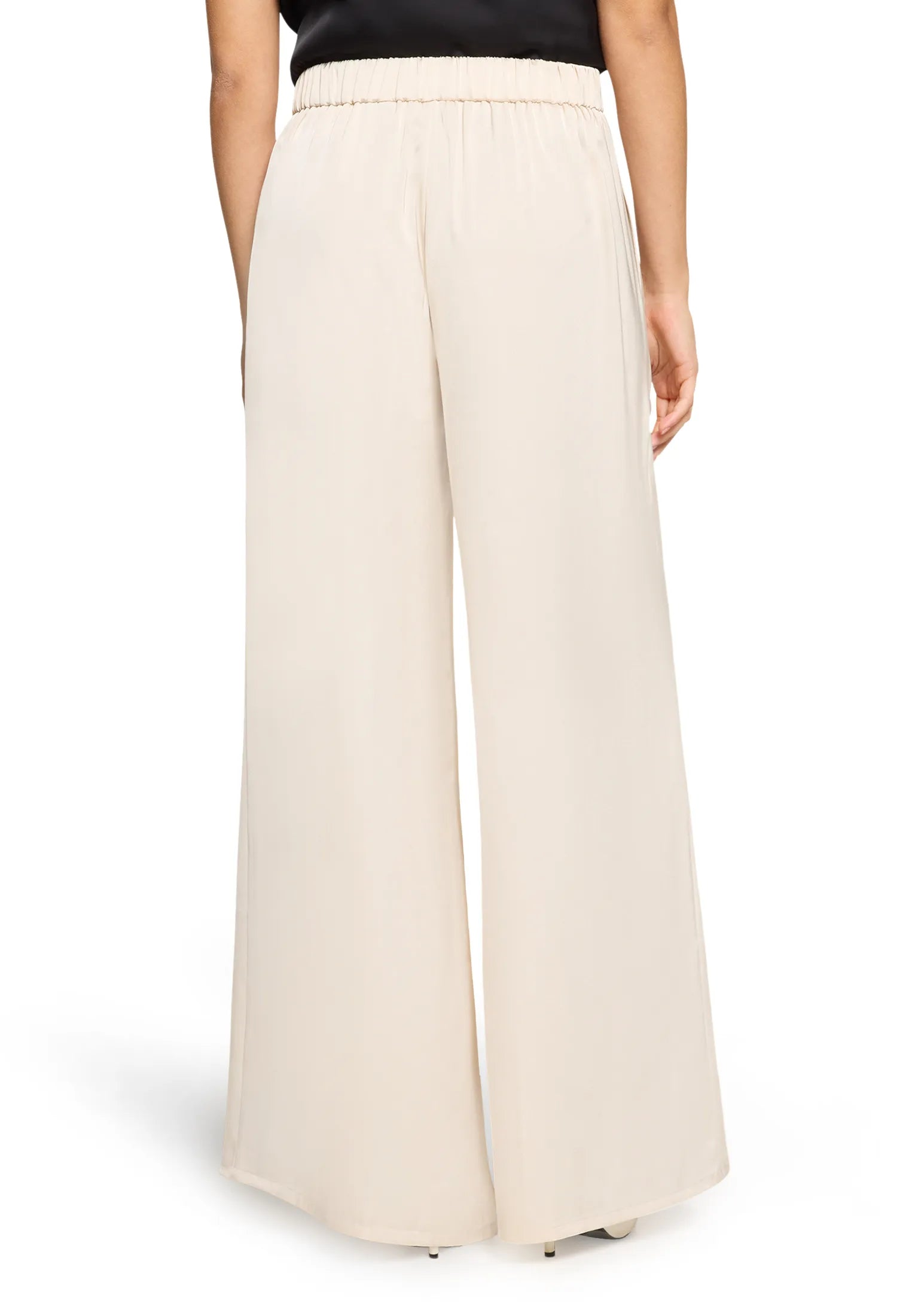 Vera Mont Champagne Sorbet Women Modern Fit Trousers with Pockets SKU: 0300-4262_1085 Image 02