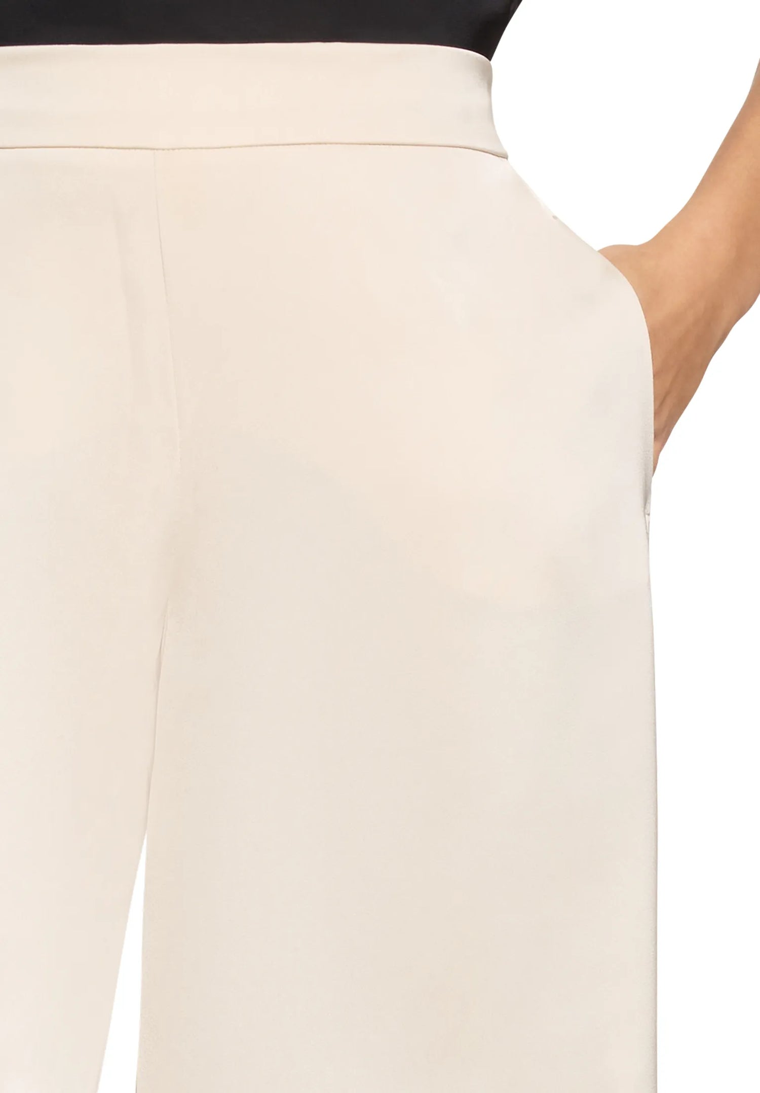 Vera Mont Champagne Sorbet Women Modern Fit Trousers with Pockets SKU: 0300-4262_1085 Image 04