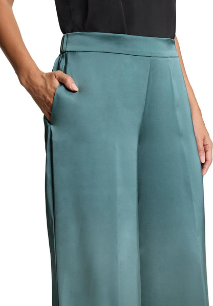 Vera Mont Cloudy Sky Women Modern Fit Trousers with Pockets SKU: 0300-4262_5056 Image 06