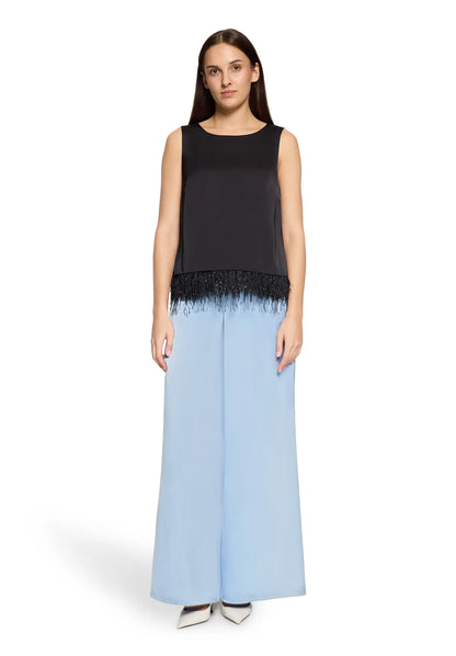Vera Mont Soft Sky Women Modern Fit Trousers with Pockets SKU: 0300-4262_8372 Image 05