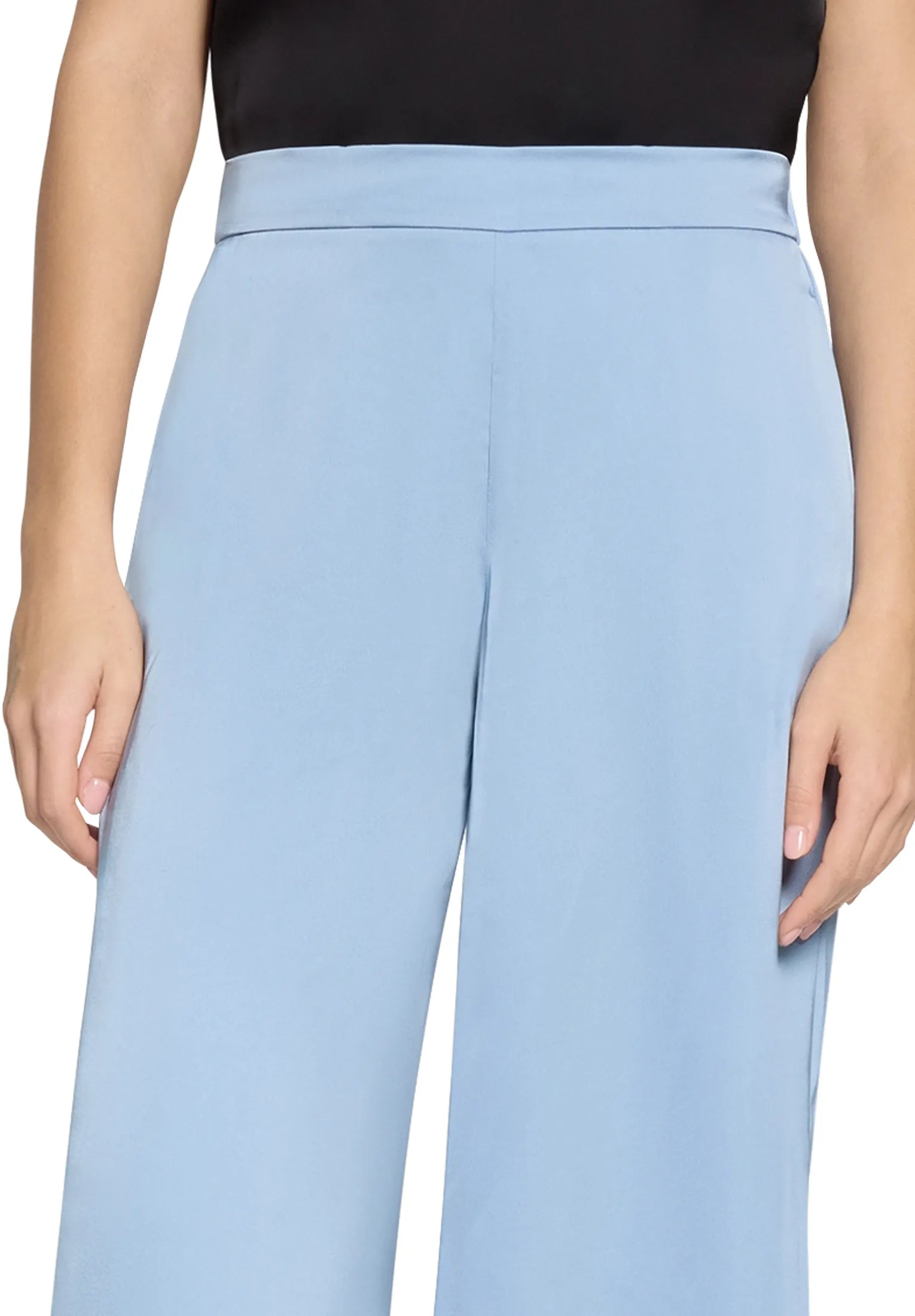 Vera Mont Soft Sky Women Modern Fit Trousers with Pockets SKU: 0300-4262_8372 Image 06