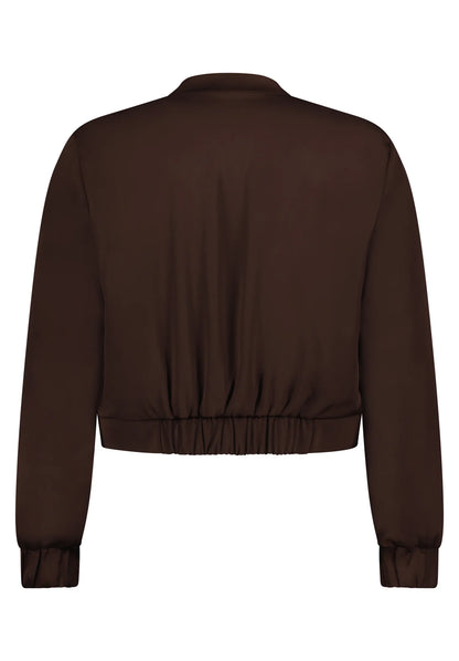 Vera Mont Espresso Brown Women Long-Sleeved Blouson SKU: 0305-4262_7409 Image 03