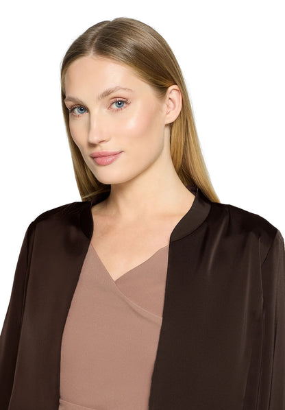 Vera Mont Espresso Brown Women Long-Sleeved Blouson SKU: 0305-4262_7409 Image 06