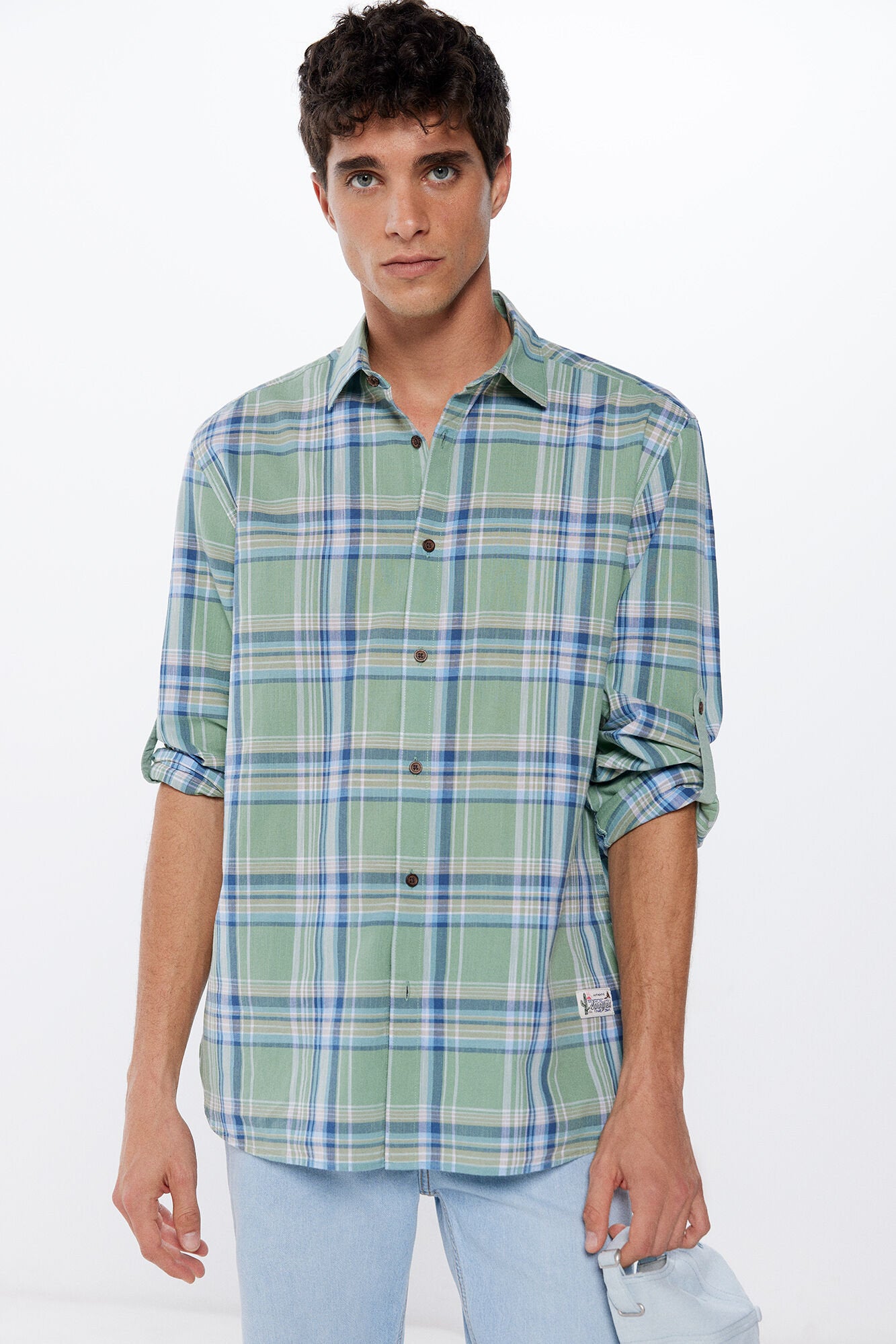 Striped Button Down Shirt_0337183_29_01