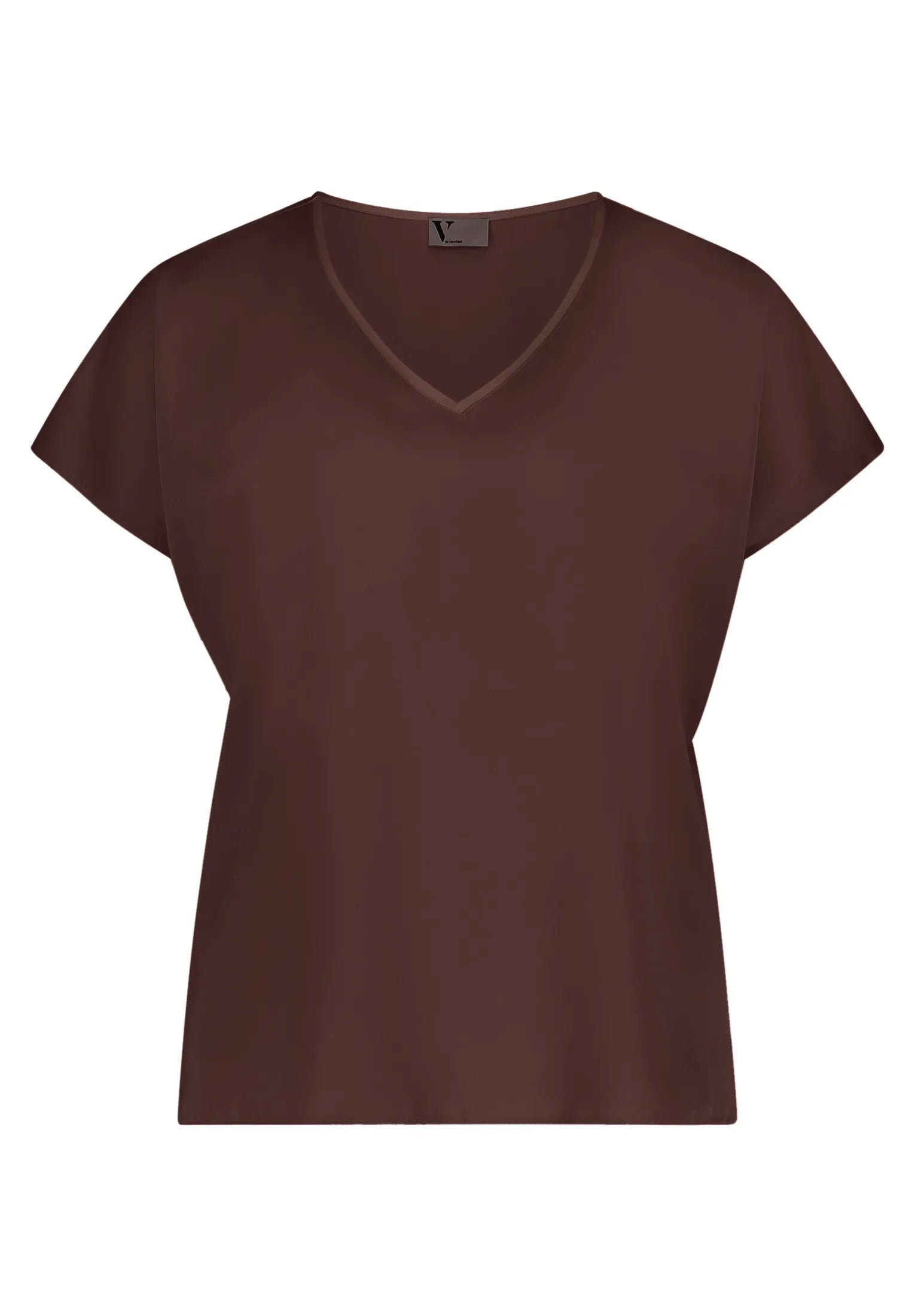 Vera Mont Espresso Brown Women Blouse Long 1/2 Sleeve SKU: 0342-4262_7409 Image 01