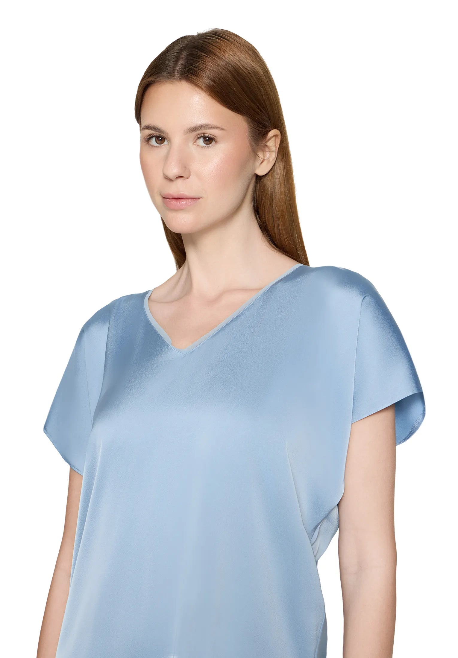 Vera Mont Soft Sky Women Blouse Long 1/2 Sleeve SKU: 0342-4262_8372 Image 06