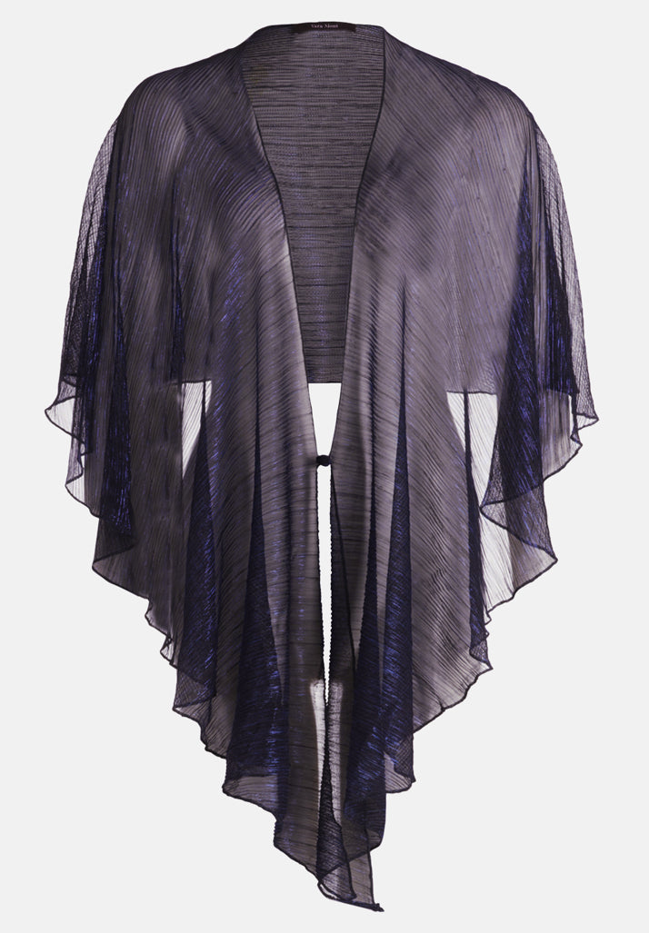 Vera Mont_Blue/Black_Cape in a Glitter Look_0376-4208_8890_04