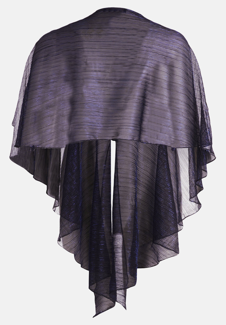 Vera Mont_Blue/Black_Cape in a Glitter Look_0376-4208_8890_05