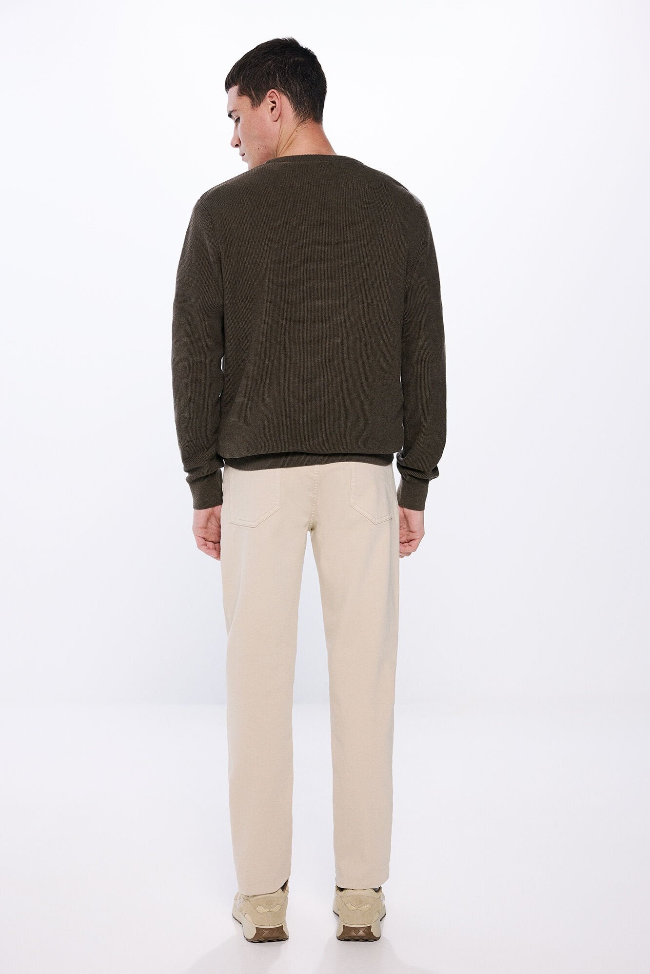 Springfield_Slim Fit Washed Colour Trousers_0399331_50_05