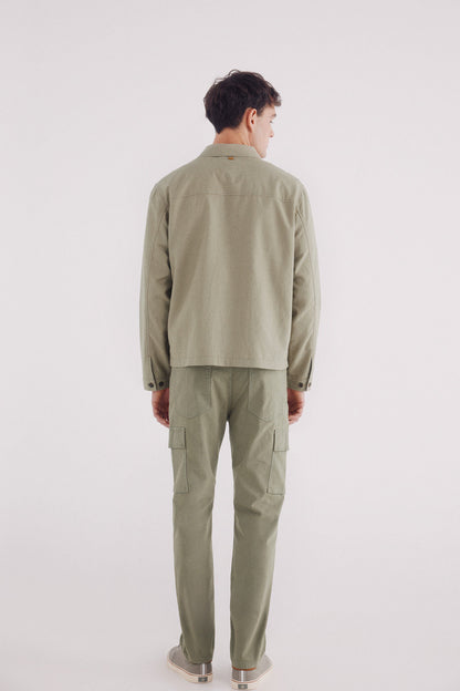 Springfield_Slim Fit Cargo Structured Jeans_0399333_93_04