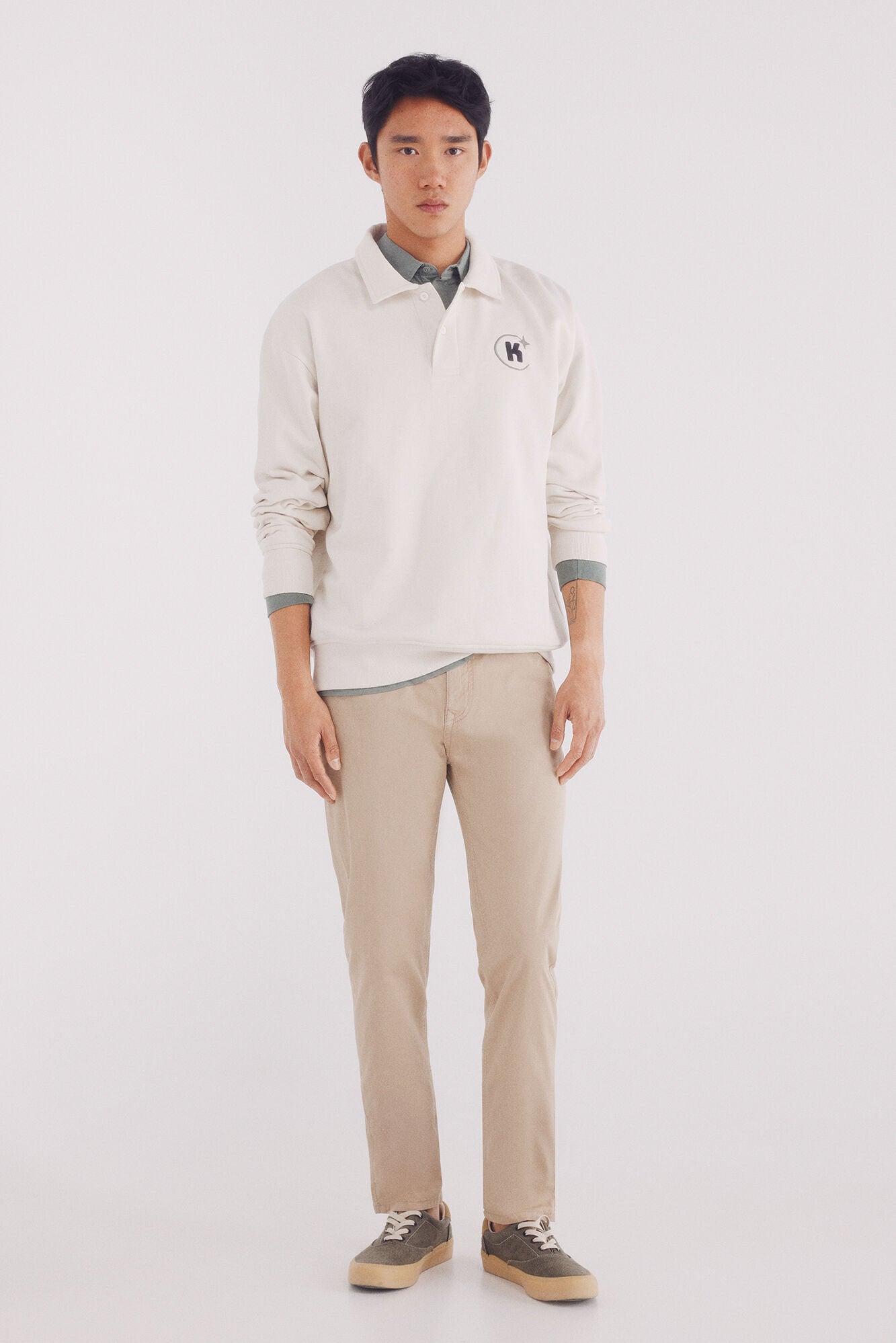 Springfield_Slim Fit Light Wash 5-Pocket Trousers_0399334_51_01