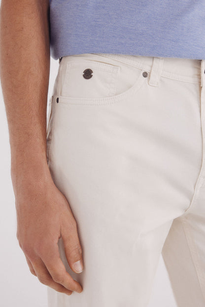 Springfield_Slim Fit Light Wash 5-Pocket Trousers_0399334_97_03