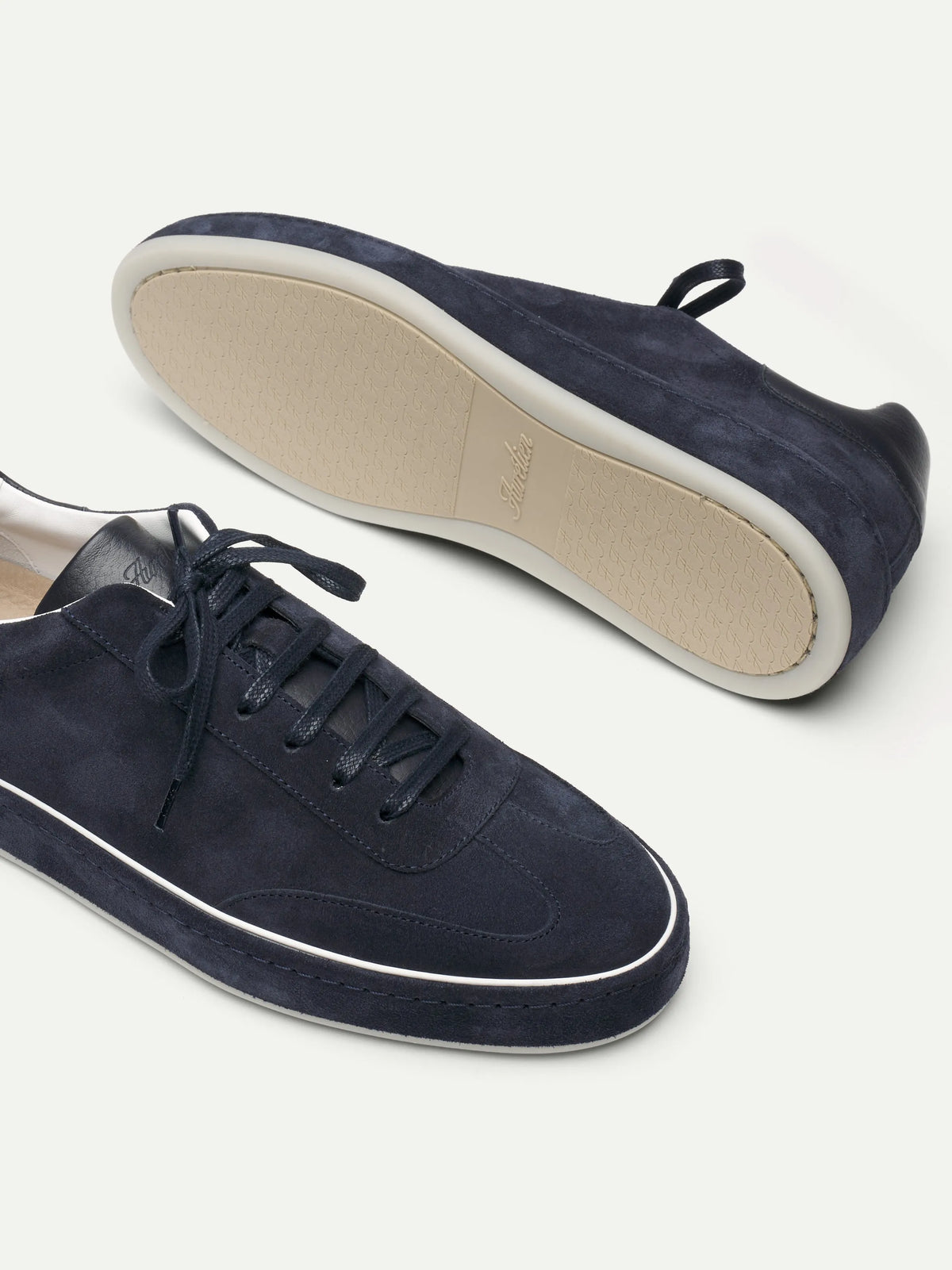 Aurelien Navy Men Navy Voyager Courtside Sneaker SKU: 04-026-13-05-01-0000_410 Image 02