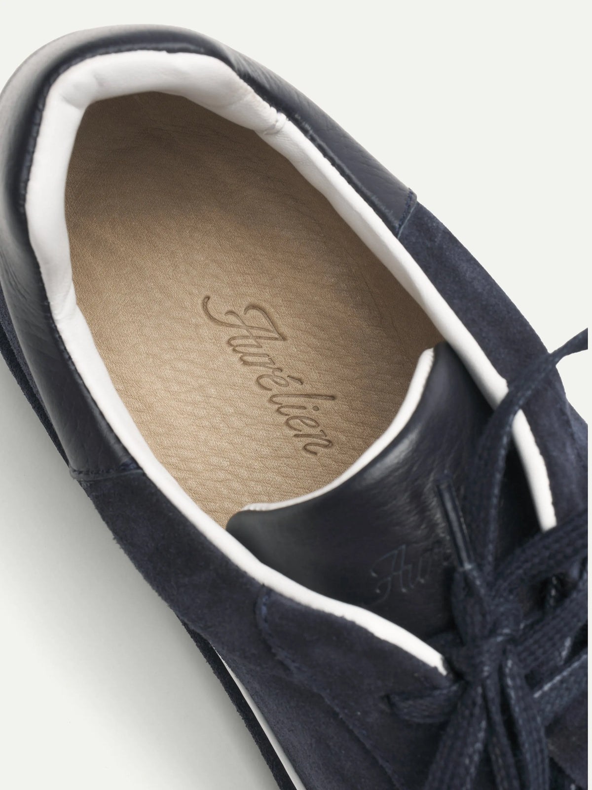 Aurelien Navy Men Navy Voyager Courtside Sneaker SKU: 04-026-13-05-01-0000_410 Image 03