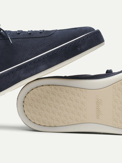 Aurelien Navy Men Navy Voyager Courtside Sneaker SKU: 04-026-13-05-01-0000_410 Image 04