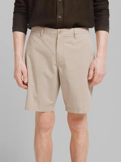 Springfield Beige Men Structured Bermuda Shorts SKU: 0433670_51 Image 00