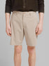 Springfield Beige Men Structured Bermuda Shorts SKU: 0433670_51 Image 00
