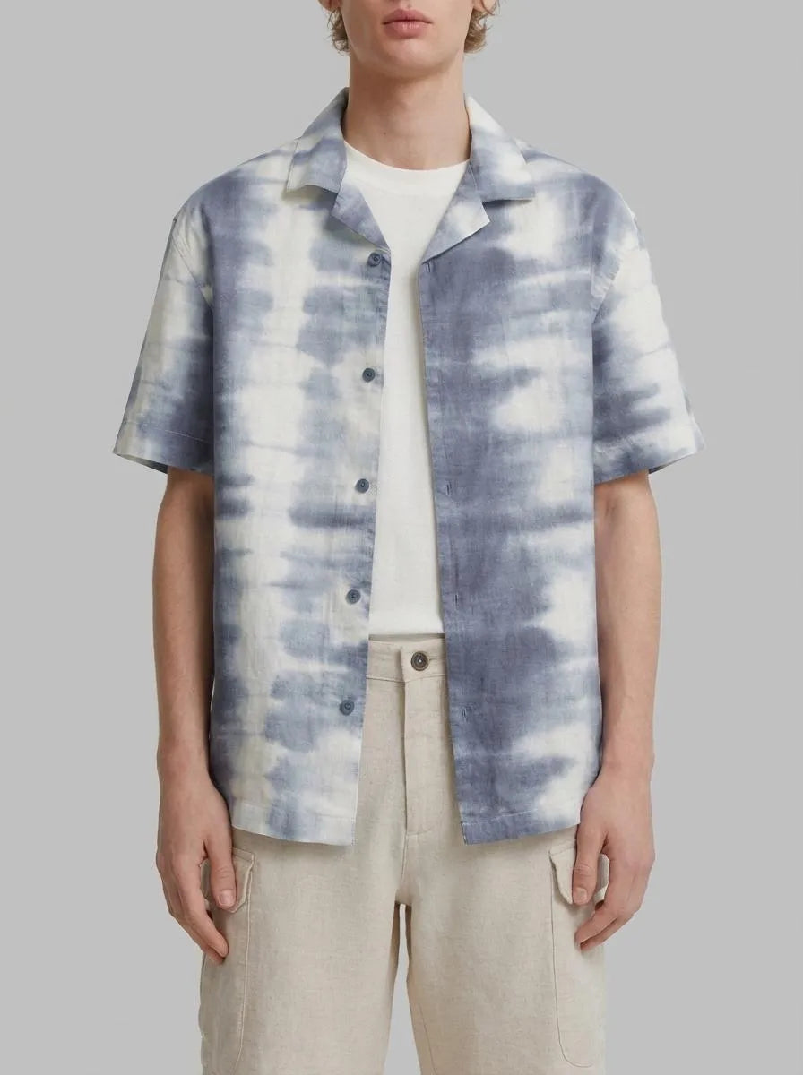 Springfield White Men Linen Cargo Comfort Fit Bermuda Shorts SKU: 0433682_97 Image 00