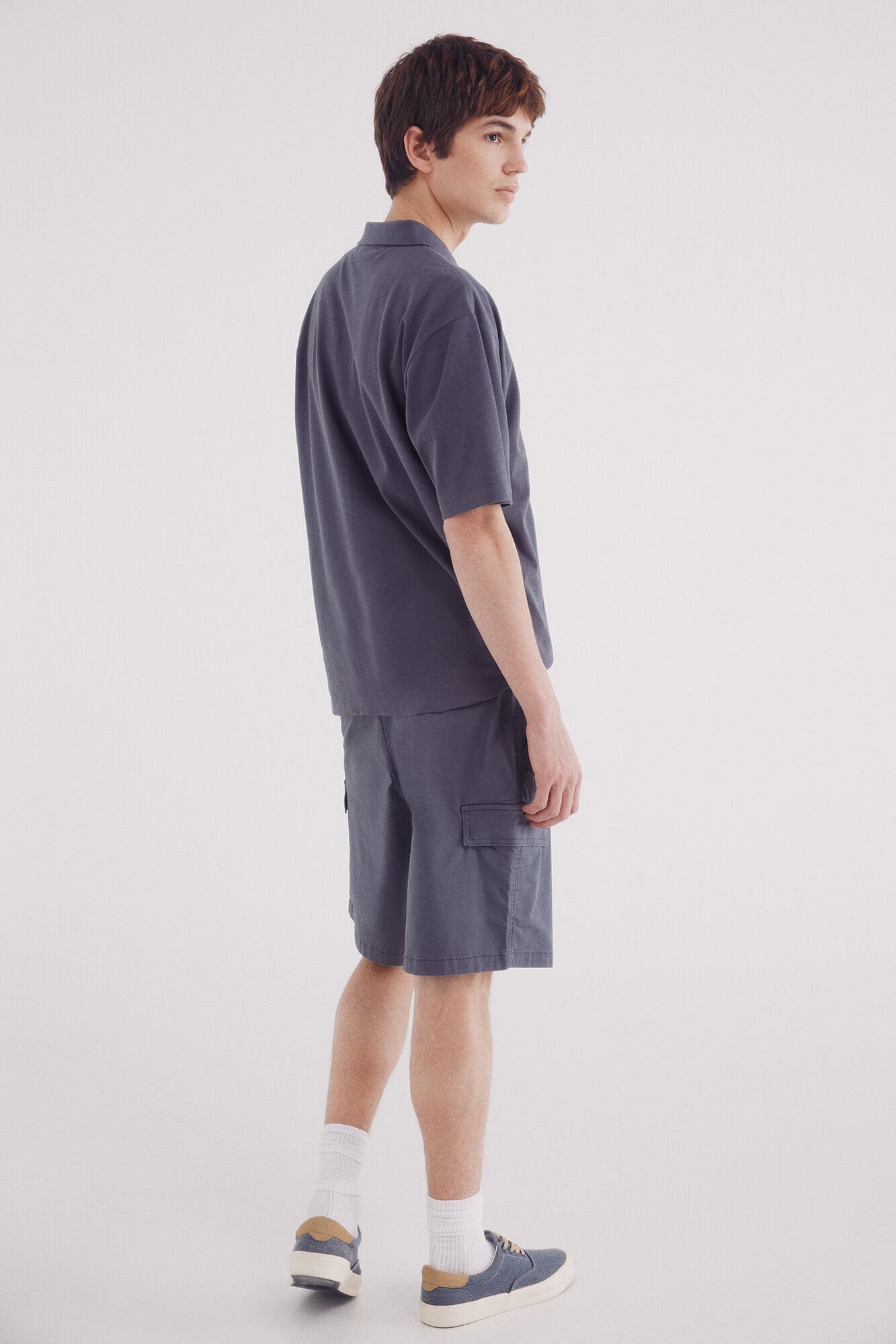 Springfield_Comfort Fit Cargo Bermuda Shorts_0439943_16_05