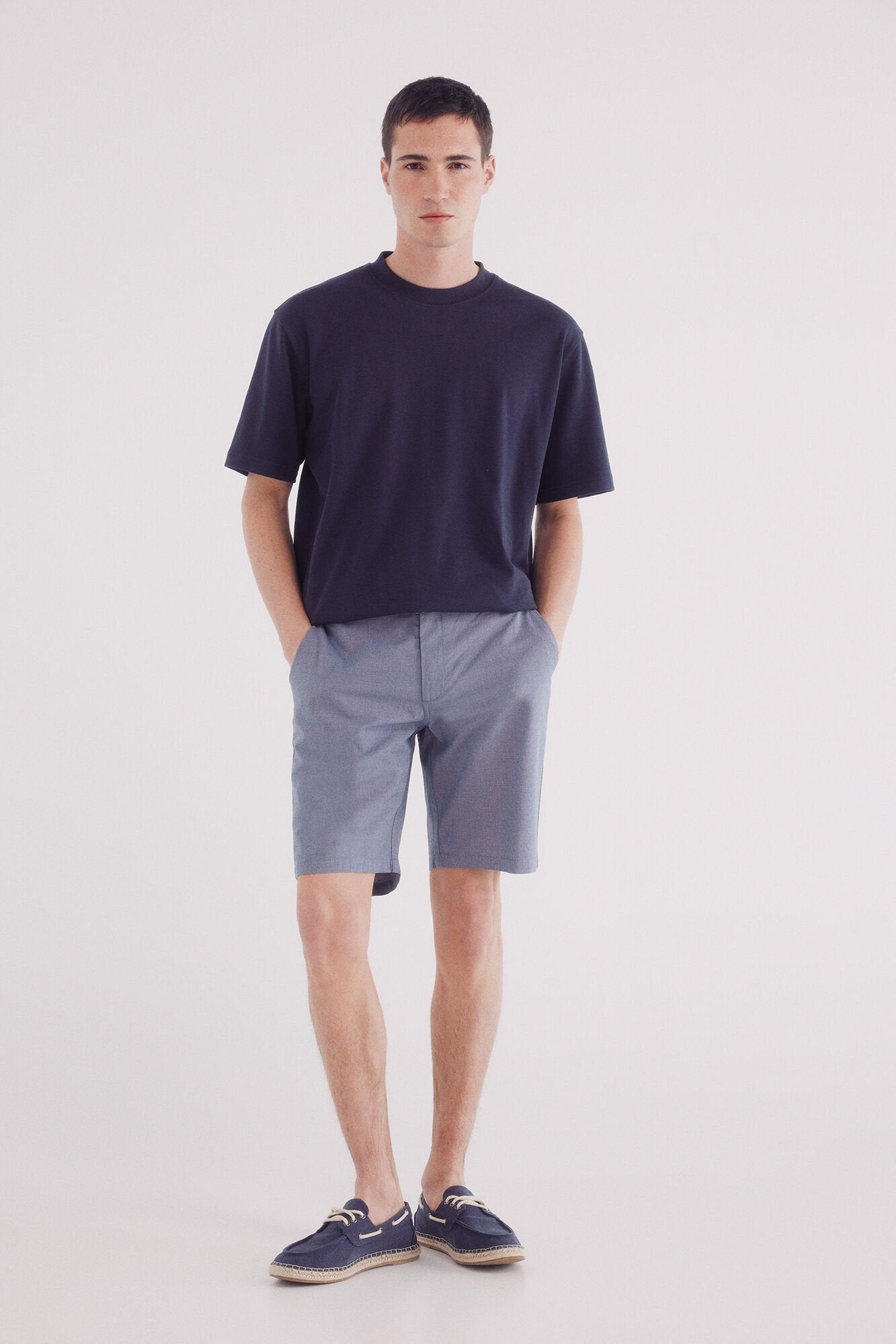 Springfield_Bermuda Structure Color Comfort Fit_0439947_14_01