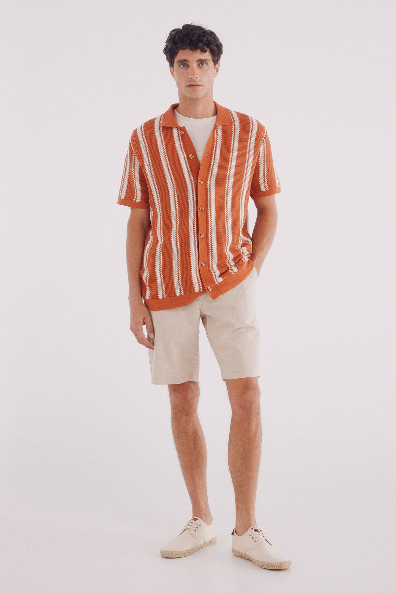 Springfield_Bermuda Structure Color Comfort Fit_0439947_51_01