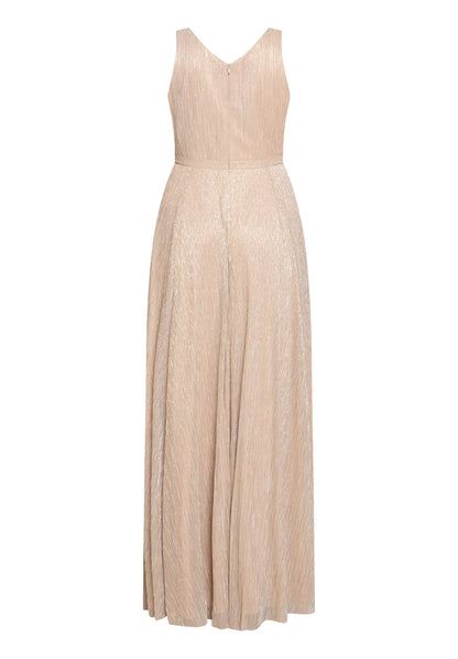 Vera Mont Cream/White Women Dress Long Without Sleeve SKU: 0445-4669_1811 Image 05