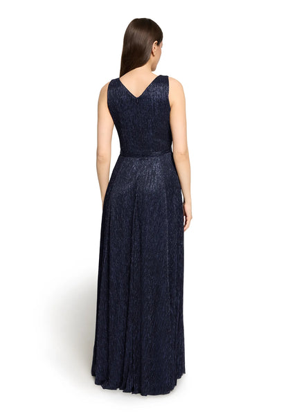 Vera Mont Blue/Black Women Dress Long Without Sleeve SKU: 0445-4669_8890 Image 03