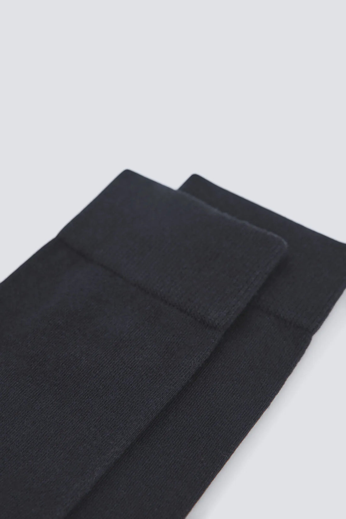 Springfield Black Men Long Basic Sock SKU: 0473035_01 Image 02