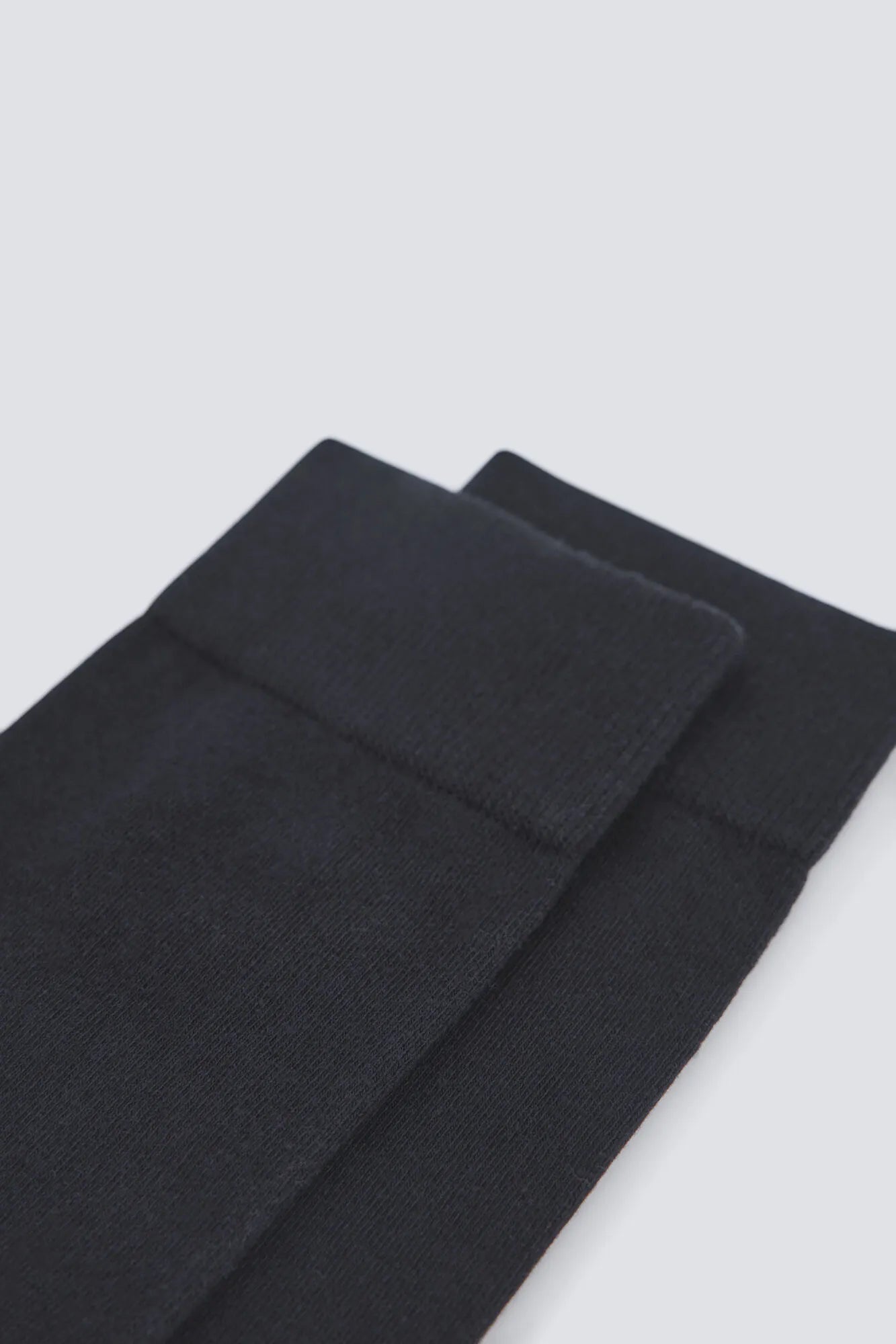 Springfield Black Men Long Basic Sock SKU: 0473035_01 Image 02