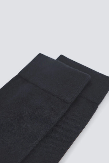 Springfield Black Men Long Basic Sock SKU: 0473035_01 Image 02