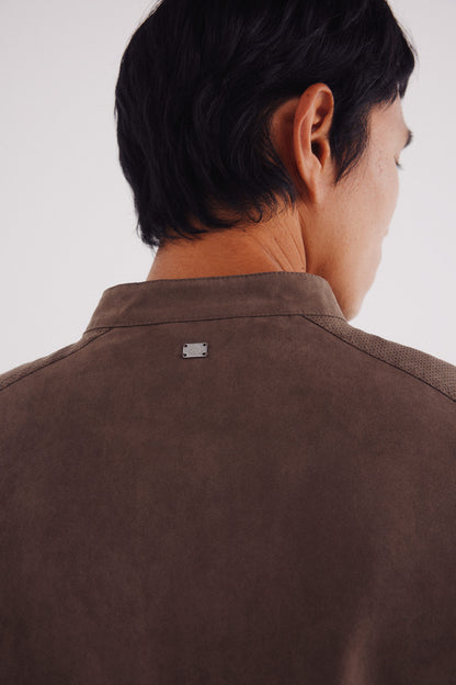 Springfield_Brown_Micro-Perforated Suede Effect Jacket_0482283_35_05