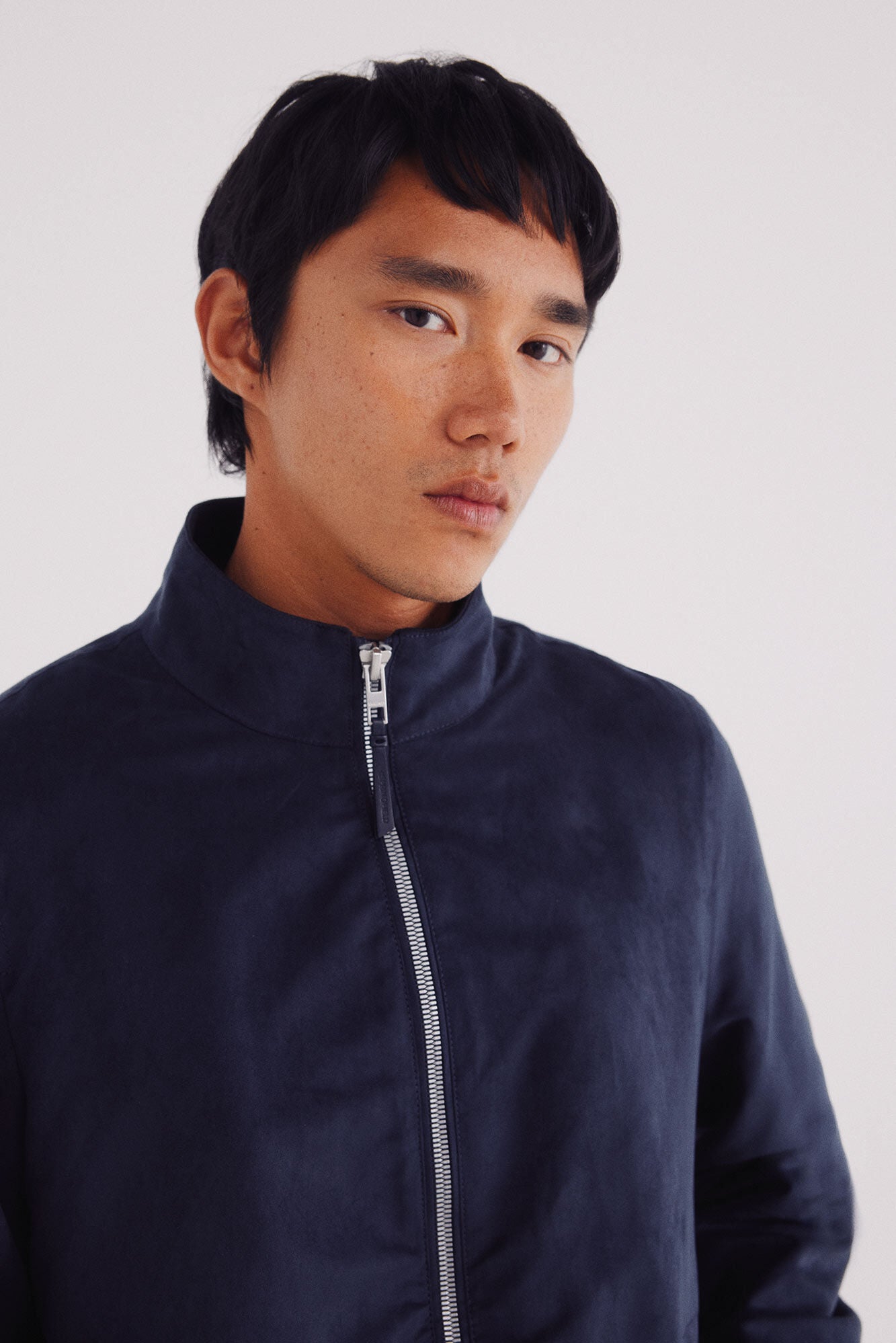 Springfield_Blue_Faux Suede Jacket_0482284_11_02