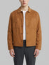 Springfield Brown Men Faux Suede Overshirt SKU: 0483150_33 Image 00
