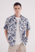 Springfield_Short Sleeve Printed Linen Shirt_0549130_51_01