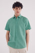 Springfield_Linen Shirt with Short Sleeves_0549131_25_01