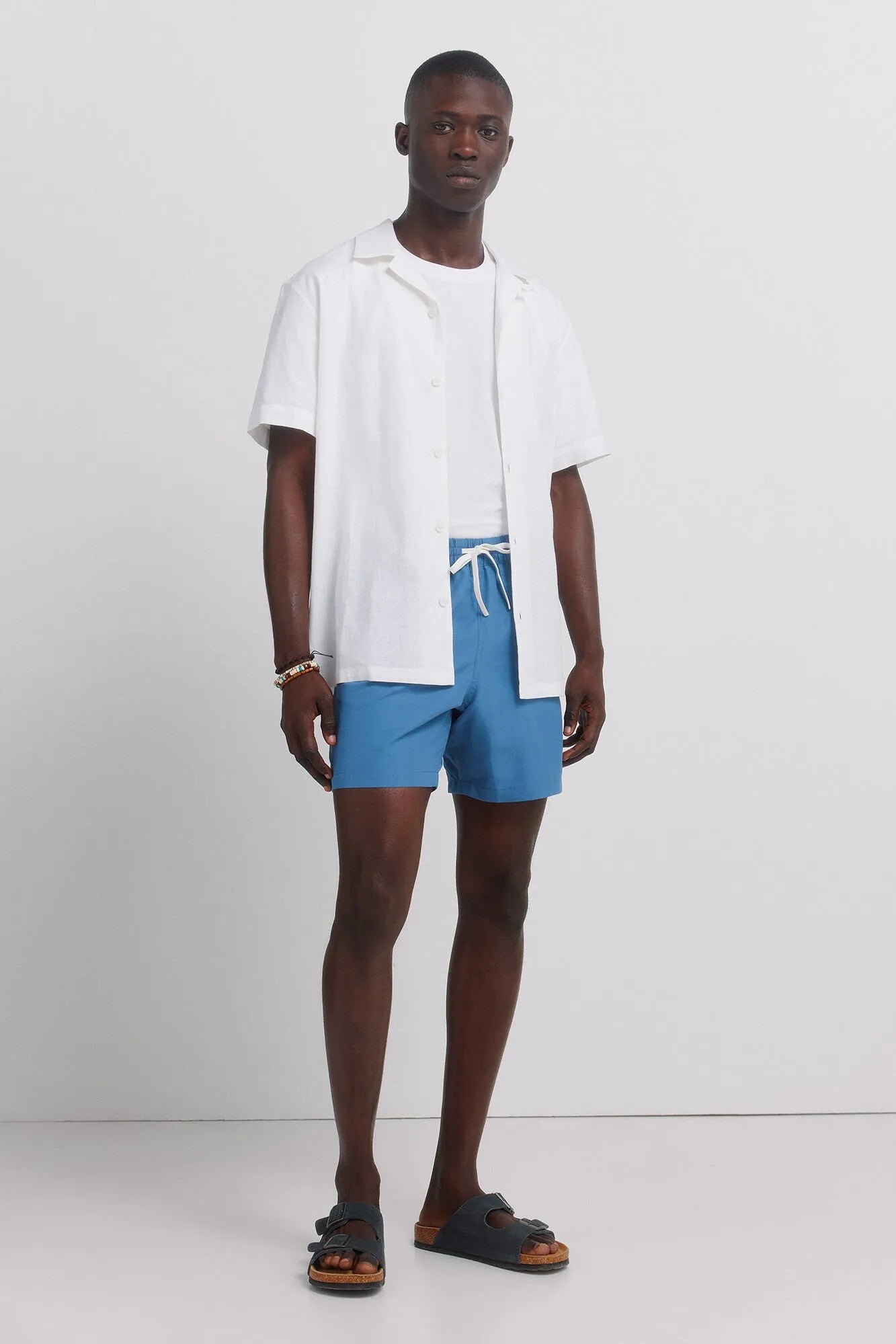Springfield Blue Men Plain Swimwear SKU: 0593919_14 Image 01