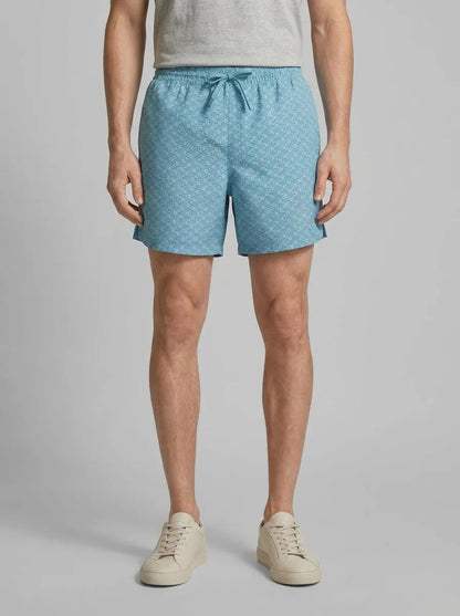 Springfield Blue Men Printed Fish Swimwear SKU: 0593920_82 Image 00